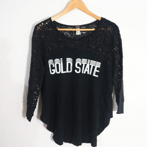 We the Free Long Sleeve Black Top Size S/P - Picture 4 of 7